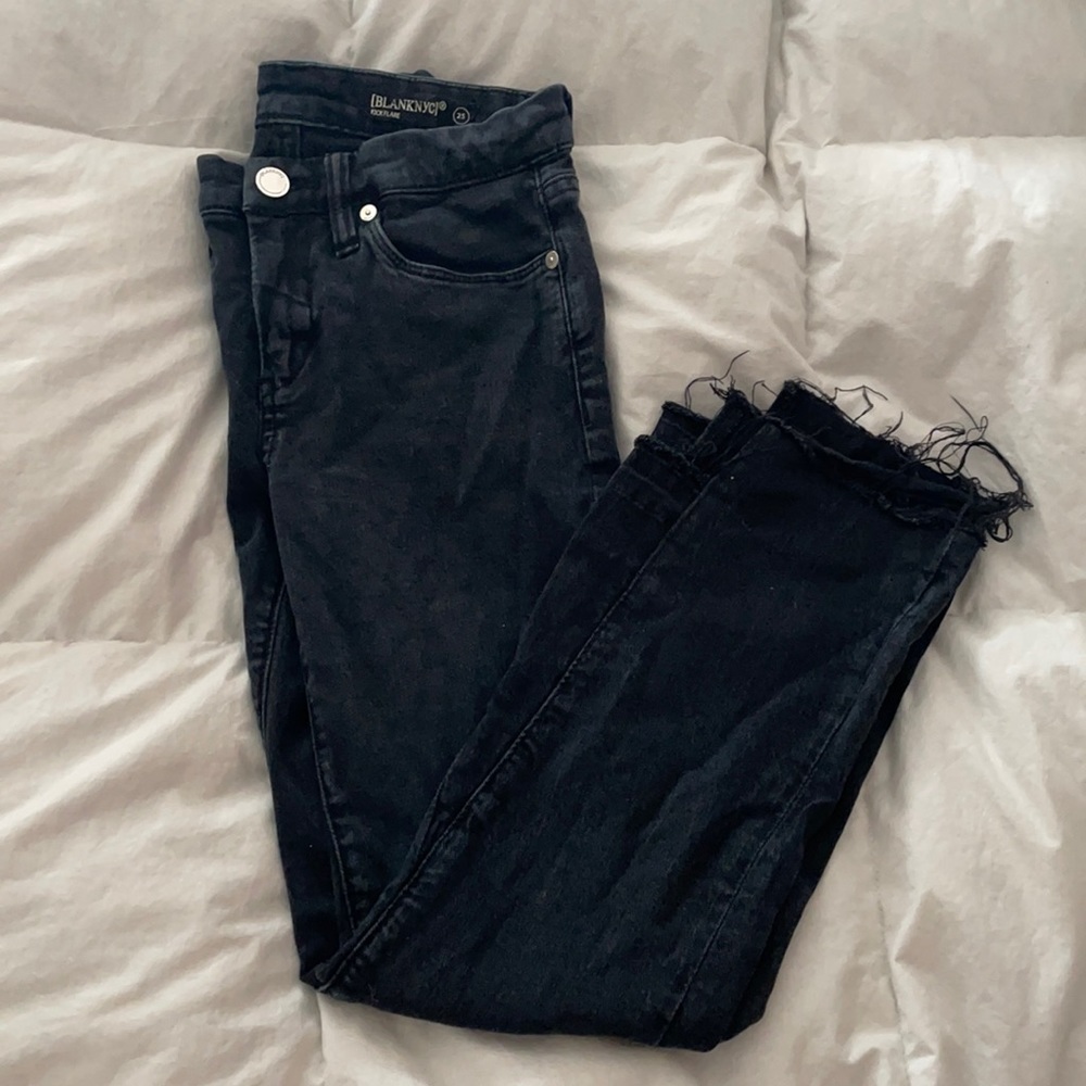 Kickback flat cropped jeans
